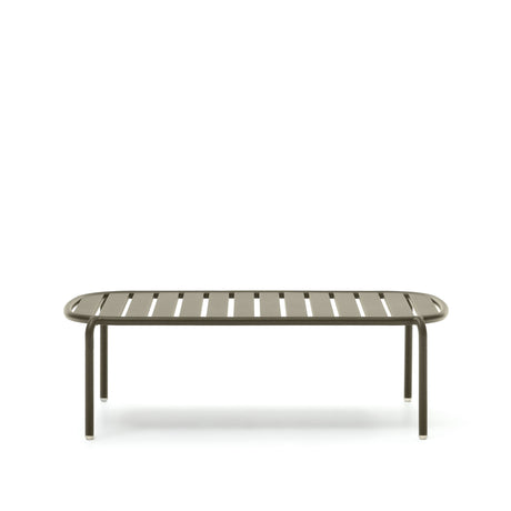 Joncols Gartencouchtisch aus Aluminium mit Finish in Grün Ø 110 x 62 cm - ZEN ZONE Furniture