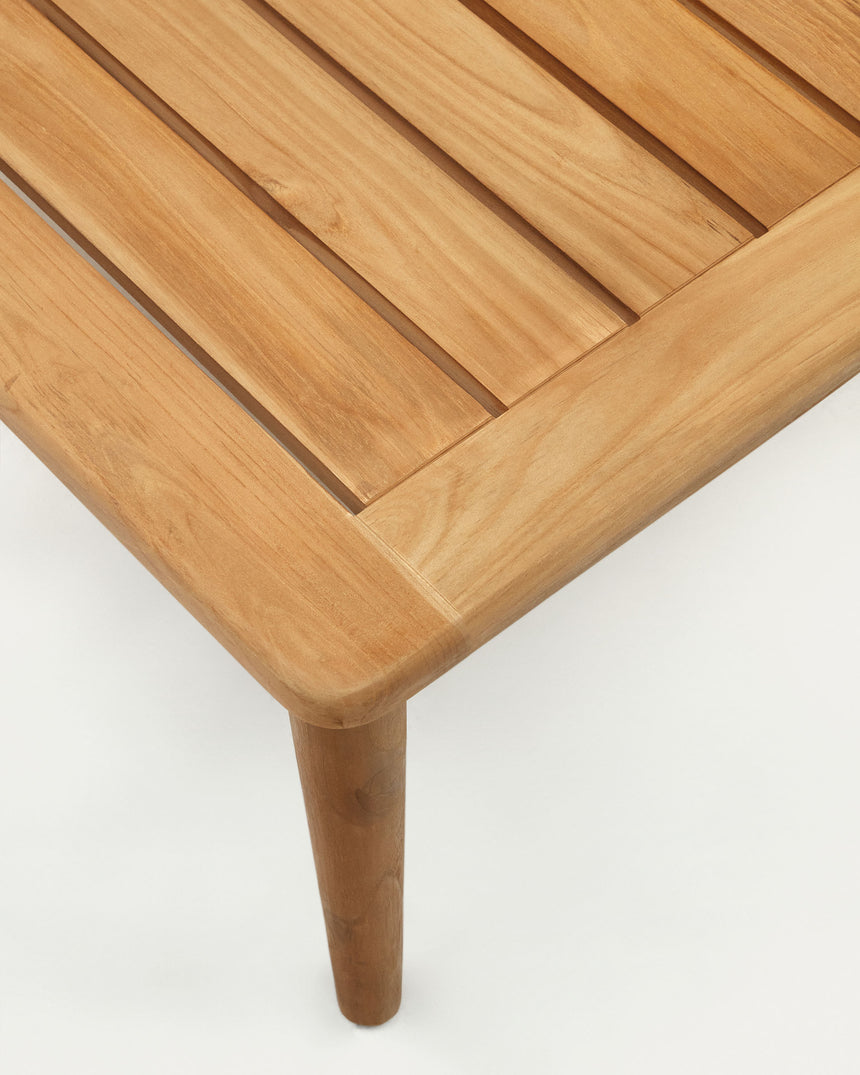 Portitxol Couchtisch aus massivem Teakholz 80 x 80 cm - ZEN ZONE Furniture