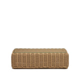 Couchtisch 100% für Outdoor aus Kunstrattan mit natürlichem Finish 110 x 60 cm - ZEN ZONE