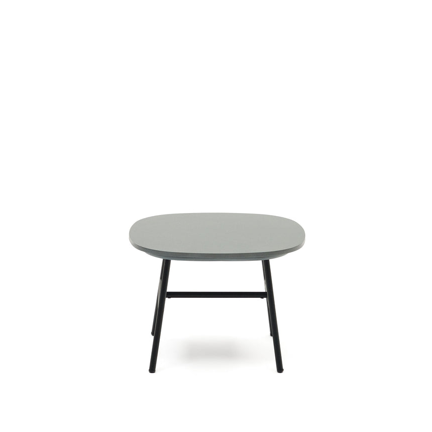 Bramant Beistelltisch aus Stahl mit schwarzem Finish 60 x 60 cm - ZEN ZONE Furniture