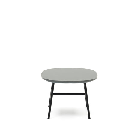 Bramant Beistelltisch aus Stahl mit schwarzem Finish 60 x 60 cm - ZEN ZONE Furniture