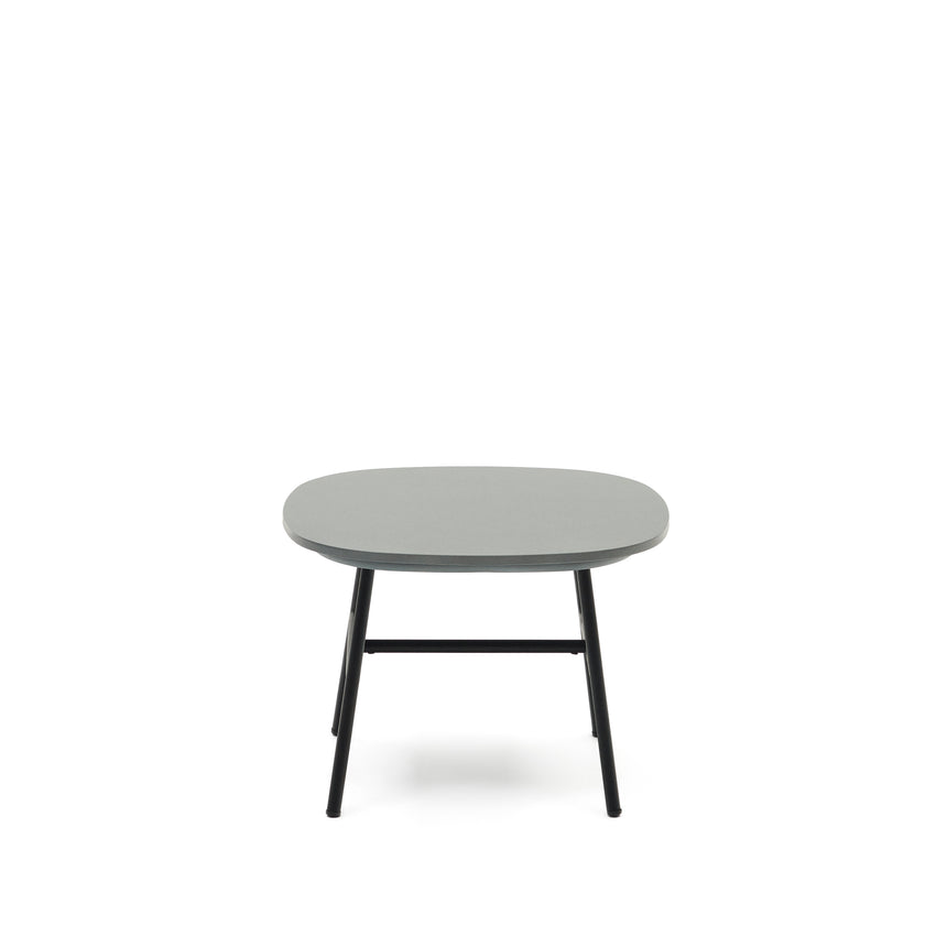Bramant Beistelltisch aus Stahl mit schwarzem Finish 60 x 60 cm - ZEN ZONE Furniture