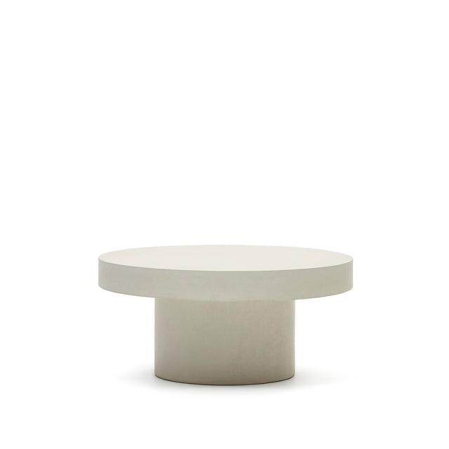 Aiguablava Couchtisch Weiß Ø 90 cm - ZEN ZONE