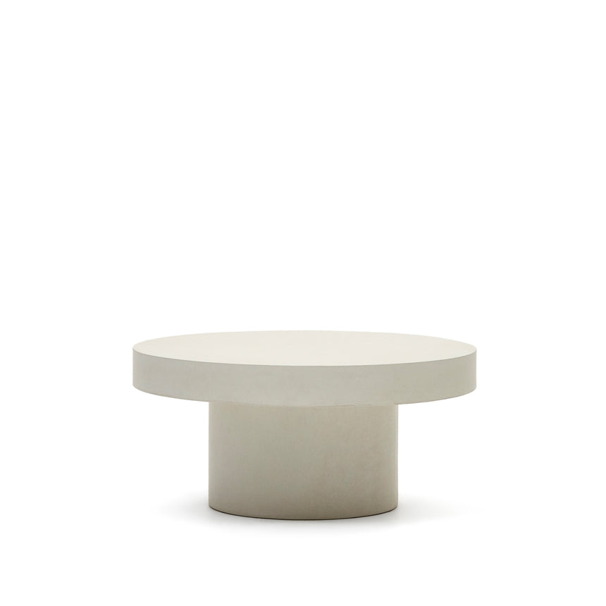 Aiguablava Couchtisch Weiß Ø 90 cm - ZEN ZONE Furniture