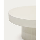 Aiguablava Couchtisch Weiß Ø 90 cm - ZEN ZONE