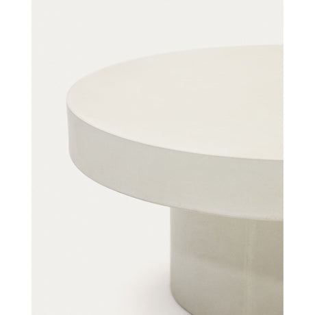 Aiguablava Couchtisch Weiß Ø 90 cm - ZEN ZONE