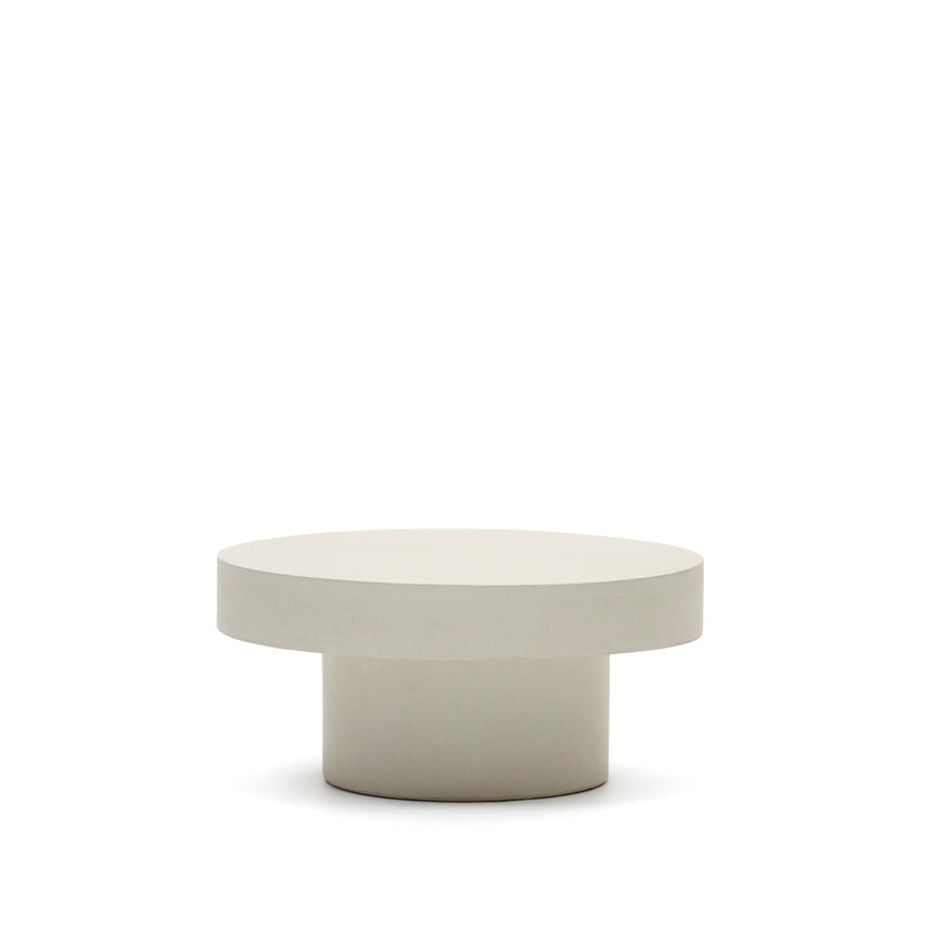 Aiguablava Couchtisch Weiß Ø 66 cm - ZEN ZONE Furniture