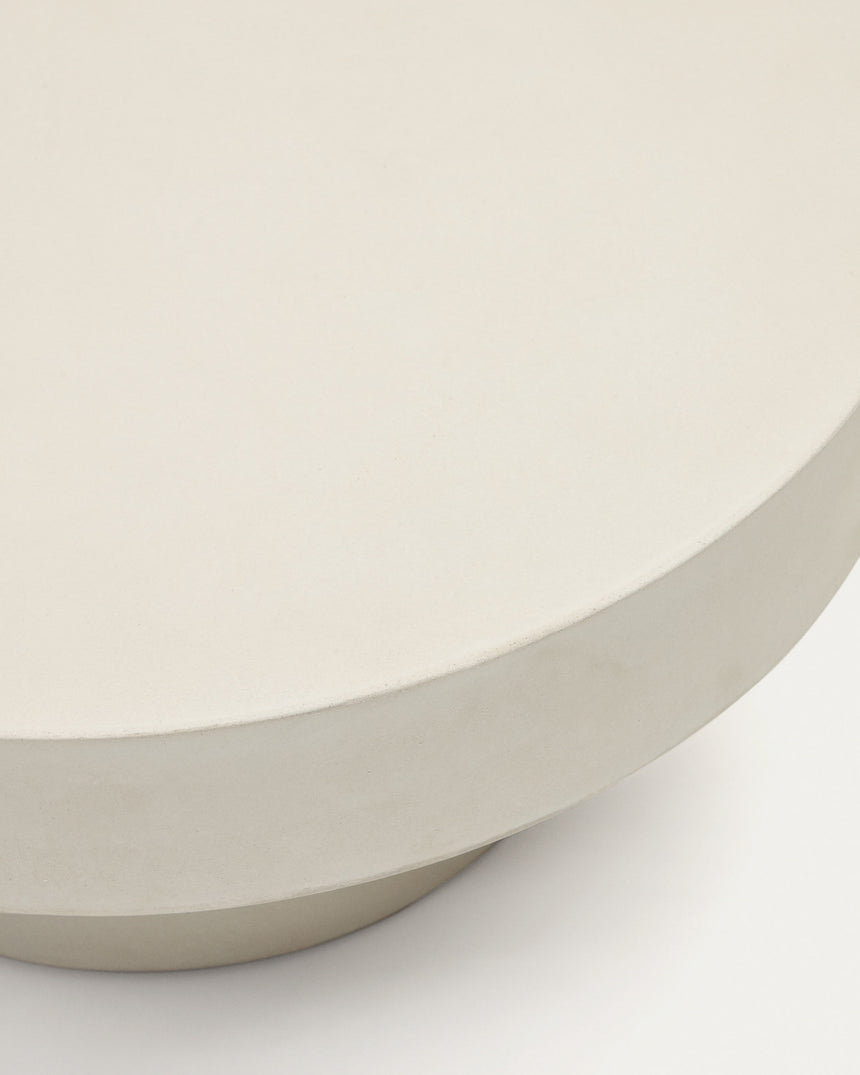 Aiguablava Couchtisch Weiß Ø 66 cm - ZEN ZONE Furniture