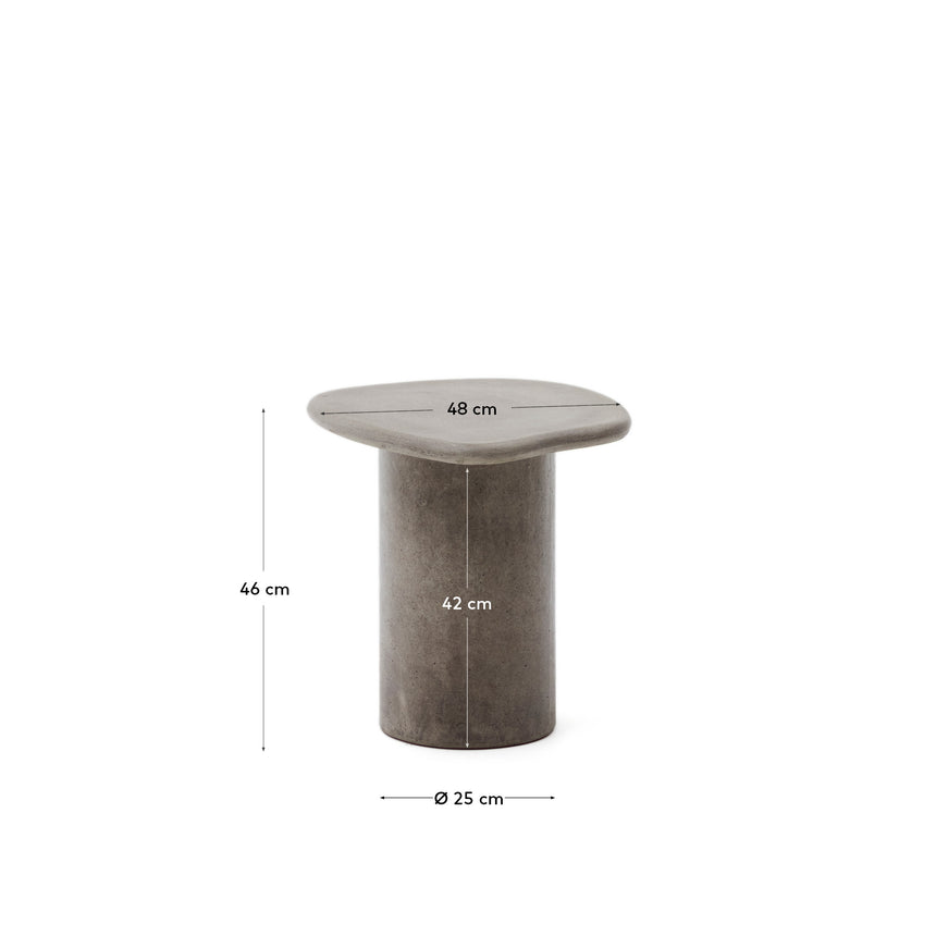 Macarella Beistelltisch aus Zement 48 x 47 cm - ZEN ZONE Furniture