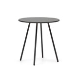 Montjoi runder Gartentisch aus Stahl mit grauem Finish Ø 70 cm - ZEN ZONE Furniture