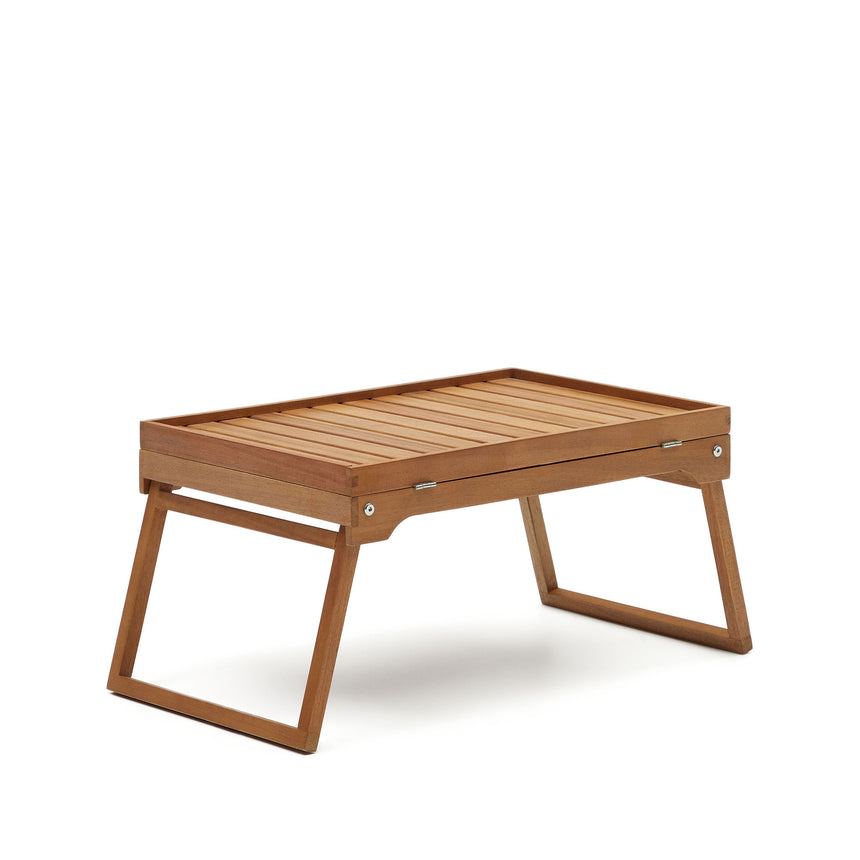 Mani klappbares Tablett aus massivem Akazienholz - ZEN ZONE Furniture