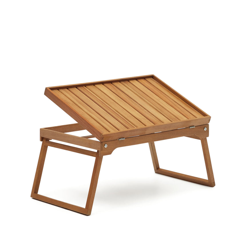 Mani klappbares Tablett aus massivem Akazienholz - ZEN ZONE Furniture