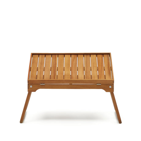 Mani klappbares Tablett aus massivem Akazienholz - ZEN ZONE Furniture