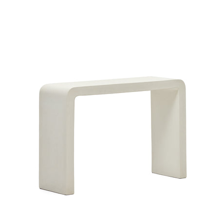 Aiguablava Konsole aus Zement in Weiß 120 x 80 cm - ZEN ZONE Furniture