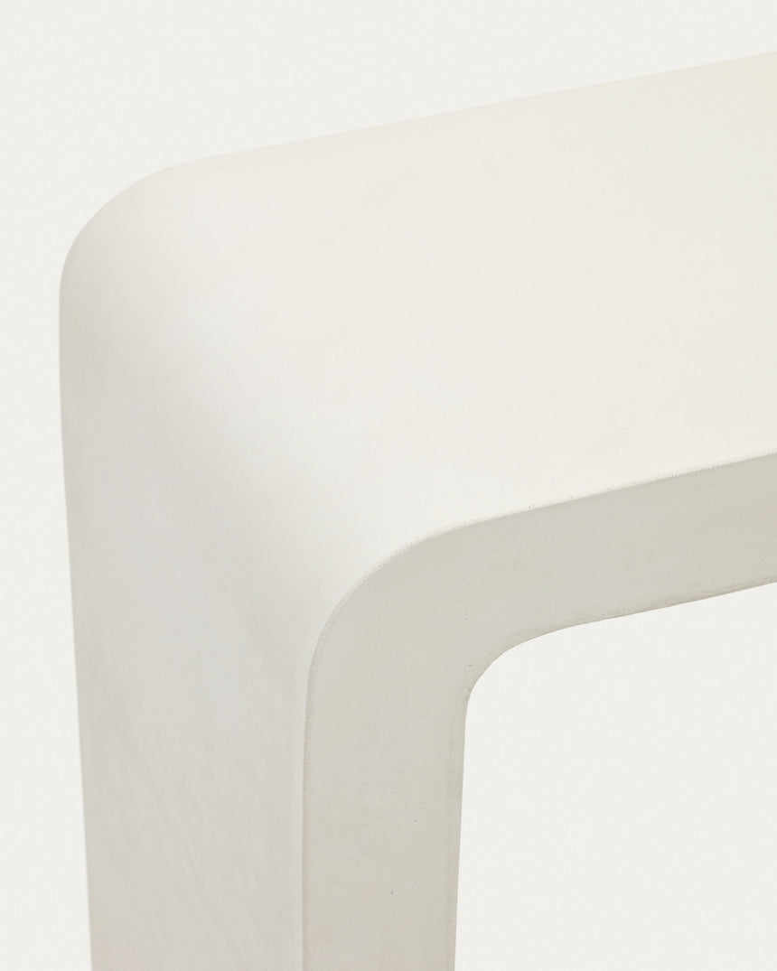 Aiguablava Konsole aus Zement in Weiß 120 x 80 cm - ZEN ZONE Furniture