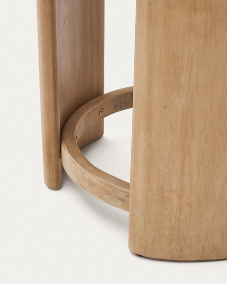 Xoriguer Beistelltisch aus massivem Eukalyptusholz FSC 100% Ø 56 cm - ZEN ZONE Furniture