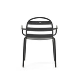 Joncols stapelbarer Gartenstuhl aus Aluminium mit Finish in Grau - ZEN ZONE Furniture