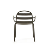 Joncols stapelbarer Gartenstuhl aus Aluminium mit Finish in Grün - ZEN ZONE Furniture