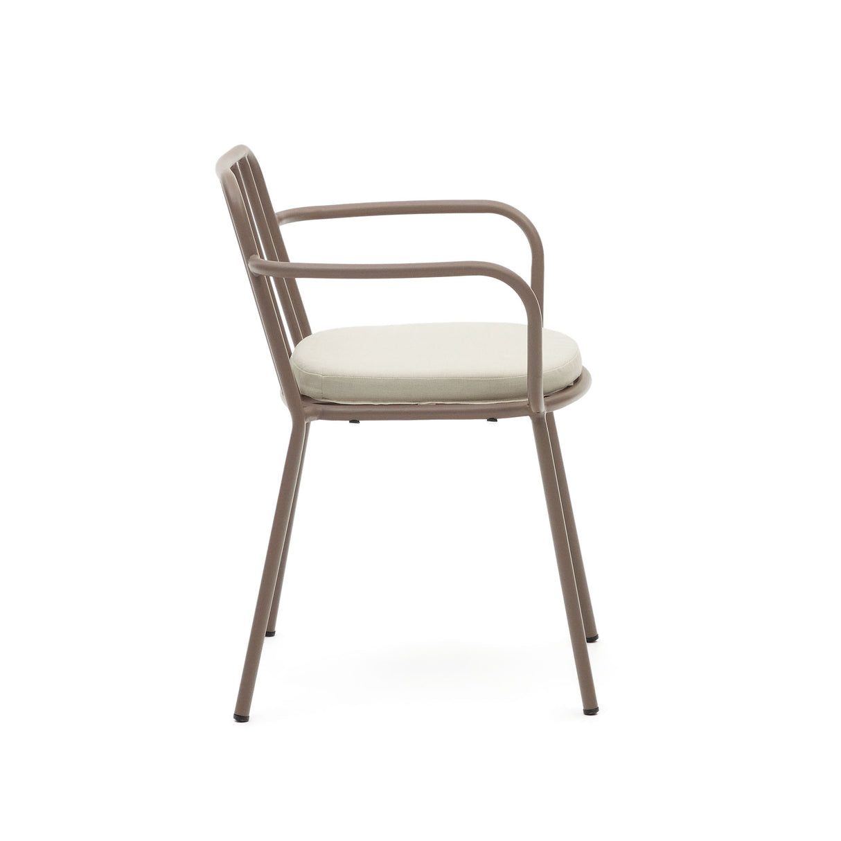 Bramant stapelbarer Stuhl aus Stahl mit Finish in Helllila - ZEN ZONE Furniture