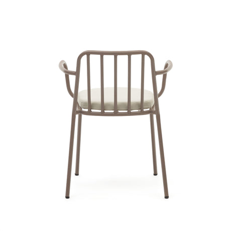 Bramant stapelbarer Stuhl aus Stahl mit Finish in Helllila - ZEN ZONE Furniture