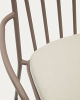 Bramant stapelbarer Stuhl aus Stahl mit Finish in Helllila - ZEN ZONE Furniture