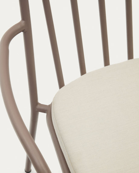 Bramant stapelbarer Stuhl aus Stahl mit Finish in Helllila - ZEN ZONE Furniture