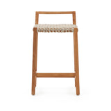 Giverola Hocker aus massivem Teakholz 80 cm - ZEN ZONE Furniture