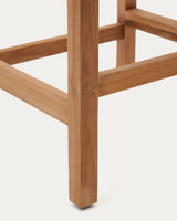 Giverola Hocker aus massivem Teakholz 80 cm - ZEN ZONE Furniture