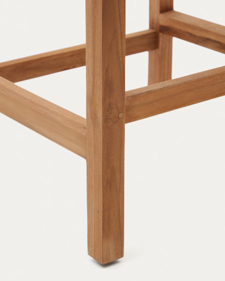 Giverola Hocker aus massivem Teakholz 80 cm - ZEN ZONE Furniture