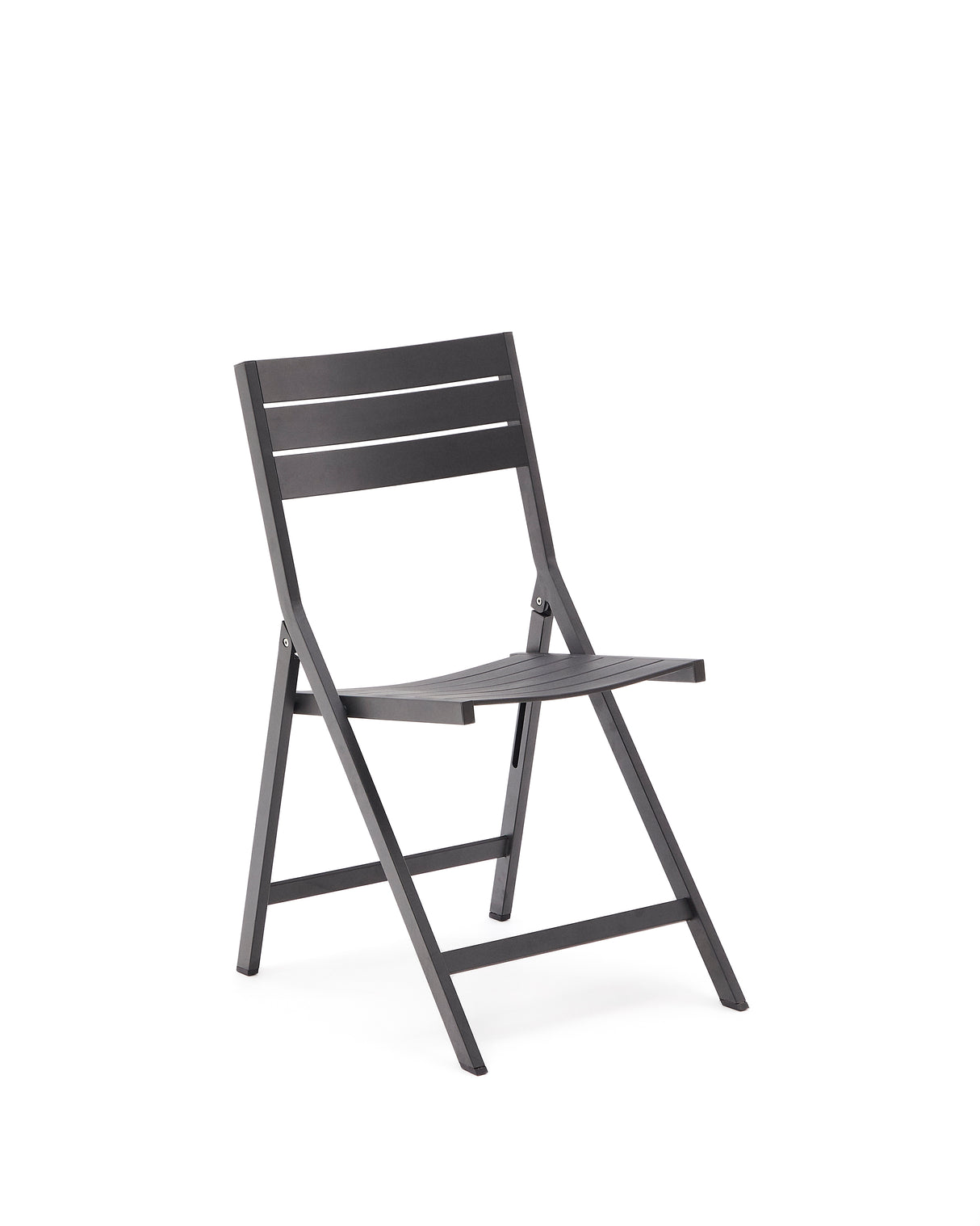 Faltbarer GartenstuhlTorreta aus Aluminium mit dunkelgrauem Finish - ZEN ZONE Furniture