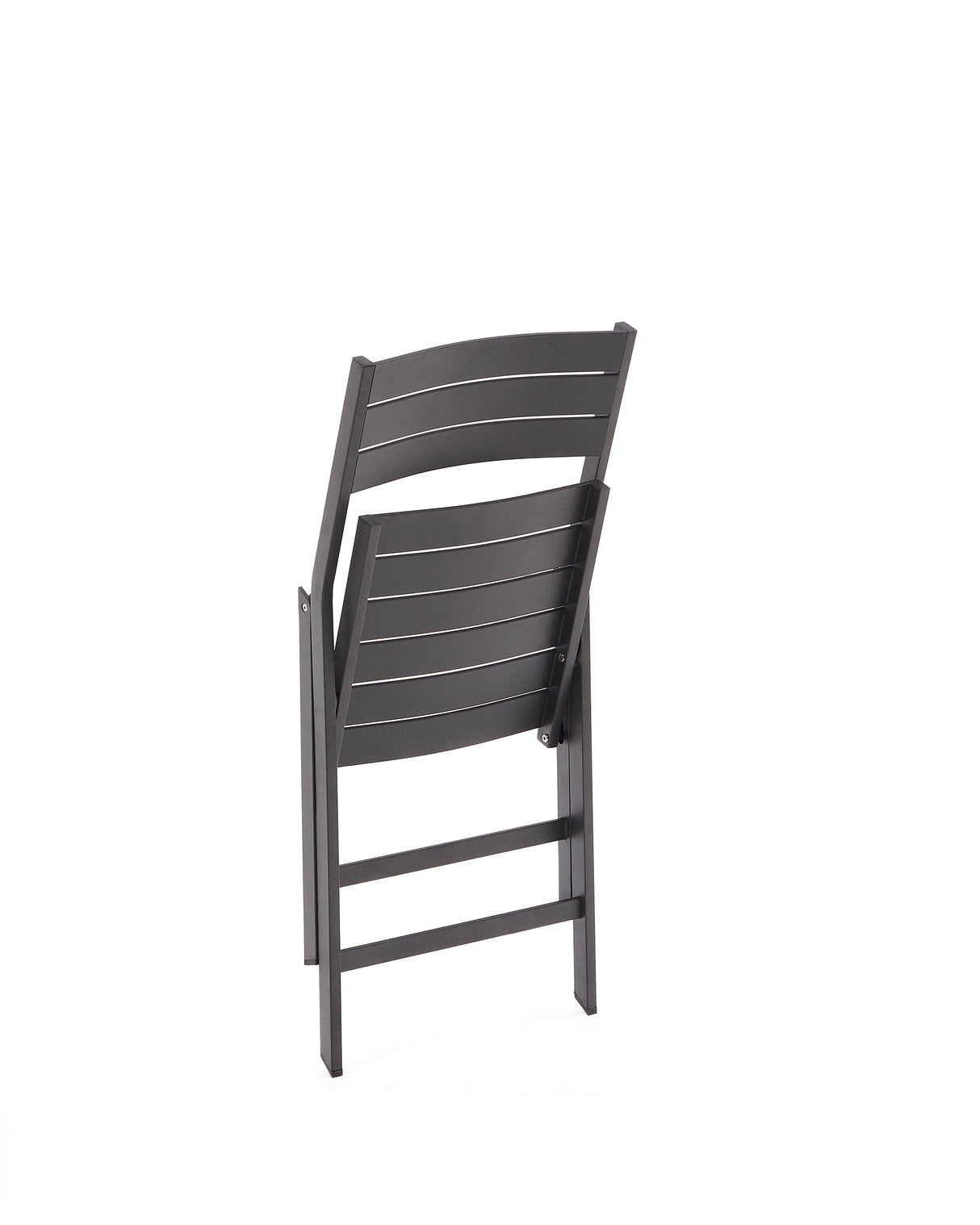 Faltbarer GartenstuhlTorreta aus Aluminium mit dunkelgrauem Finish - ZEN ZONE Furniture
