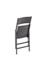 Faltbarer GartenstuhlTorreta aus Aluminium mit dunkelgrauem Finish - ZEN ZONE Furniture