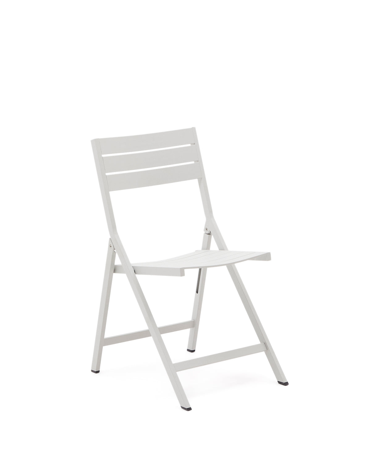 Faltbarer GartenstuhlTorreta aus Aluminium mit hellgrauem Finish - ZEN ZONE Furniture
