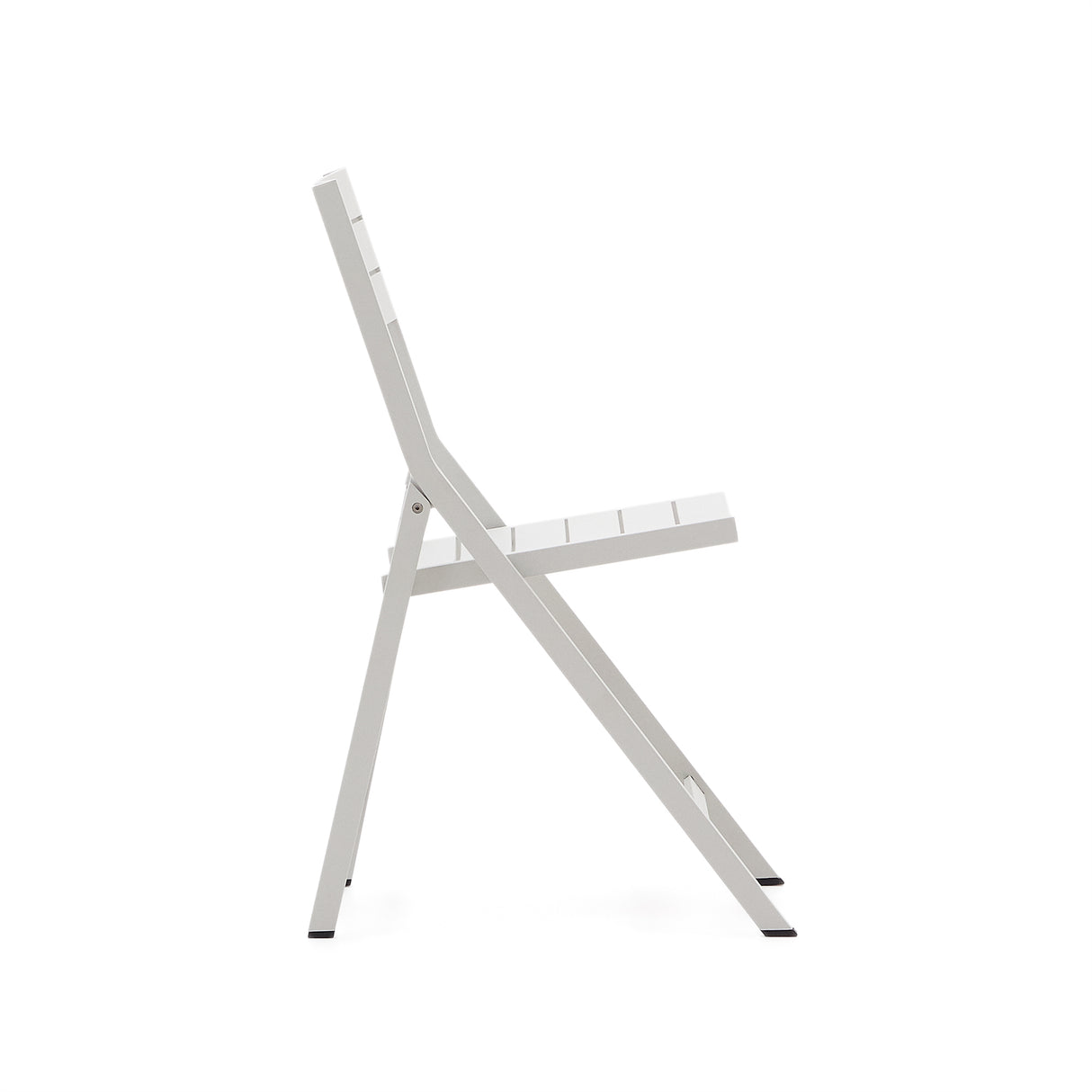 Faltbarer GartenstuhlTorreta aus Aluminium mit hellgrauem Finish - ZEN ZONE Furniture