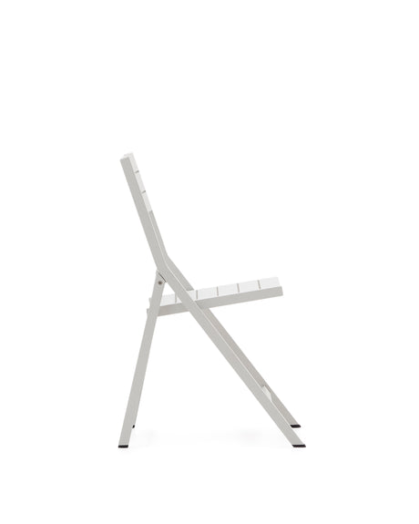 Faltbarer GartenstuhlTorreta aus Aluminium mit hellgrauem Finish - ZEN ZONE Furniture
