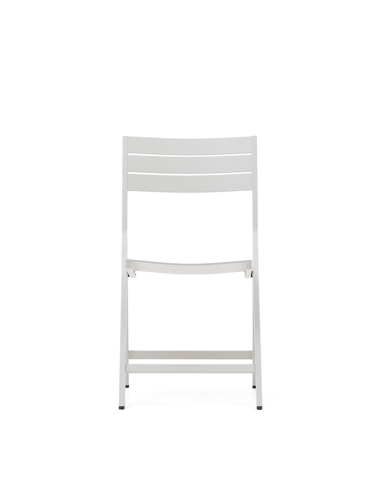 Faltbarer GartenstuhlTorreta aus Aluminium mit hellgrauem Finish - ZEN ZONE Furniture
