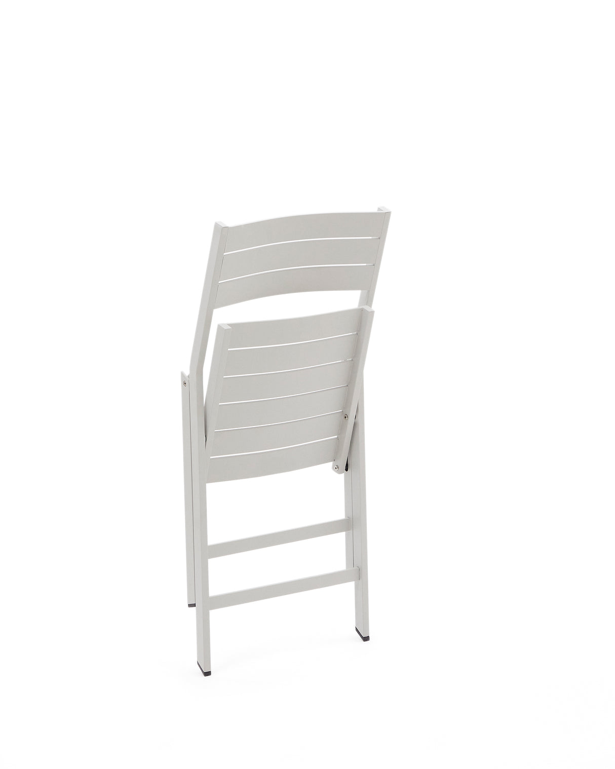 Faltbarer GartenstuhlTorreta aus Aluminium mit hellgrauem Finish - ZEN ZONE Furniture