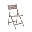 Faltbarer Gartenstuhl Torreta aus Aluminium mit mattbraunem Finish - ZEN ZONE Furniture