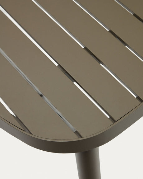 Joncols Gartentisch aus Aluminium mit Finish in Grün 180 x 90 cm - ZEN ZONE Furniture