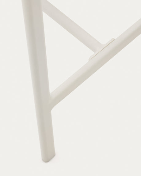 Culip Outdoor-Hocker aus Seil und weißem Aluminium 65 cm - ZEN ZONE Furniture