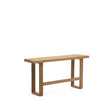 Canadell hohe Bank 100% outdoor aus massivem recyceltem Teakholz 130 cm - ZEN ZONE Furniture
