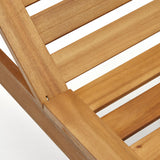Sulamita Outdoor Liegebett aus massivem Akazienholz FSC 100% - ZEN ZONE