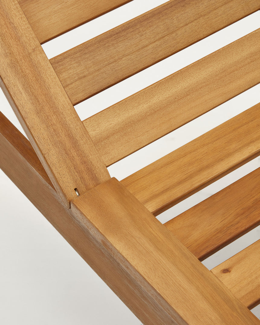 Sulamita Outdoor Liegebett aus massivem Akazienholz FSC 100% - ZEN ZONE Furniture