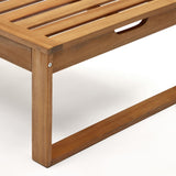 Sulamita Outdoor Liegebett aus massivem Akazienholz FSC 100% - ZEN ZONE