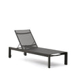 Canutells Aluminium Liegestuhl mit schwarzem Finish - ZEN ZONE Furniture