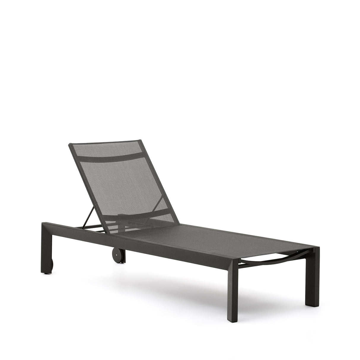 Canutells Aluminium Liegestuhl mit schwarzem Finish - ZEN ZONE Furniture