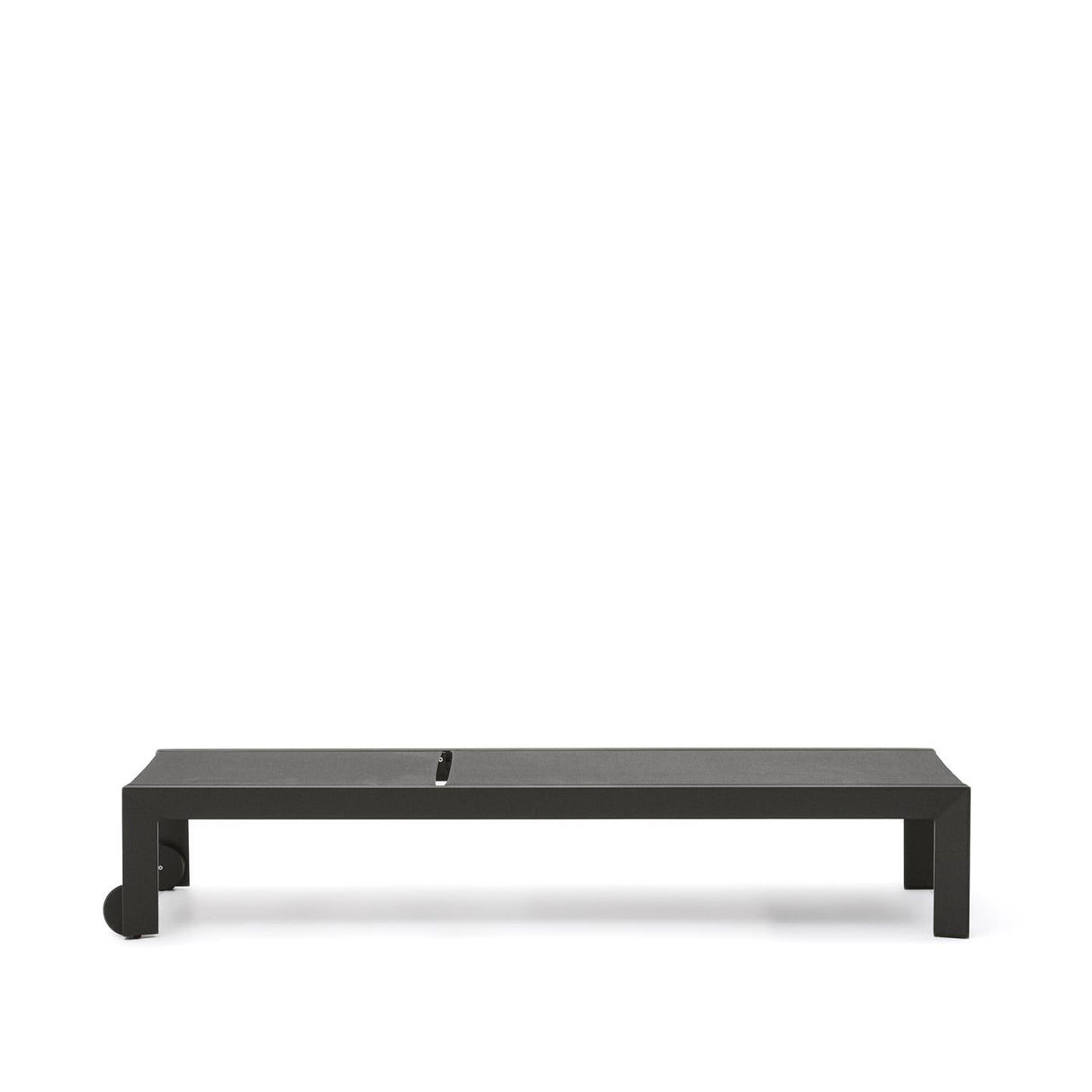 Canutells Aluminium Liegestuhl mit schwarzem Finish - ZEN ZONE