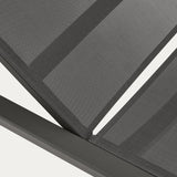 Canutells Aluminium Liegestuhl mit schwarzem Finish - ZEN ZONE