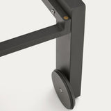 Canutells Aluminium Liegestuhl mit schwarzem Finish - ZEN ZONE