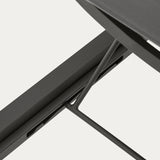 Canutells Aluminium Liegestuhl mit schwarzem Finish - ZEN ZONE